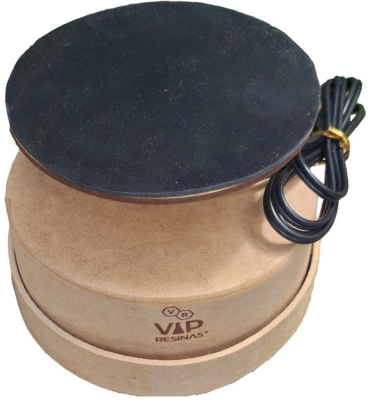 Máquina P/ Pratos Artesanato Resinagem Efeito Mar 110 E 220v