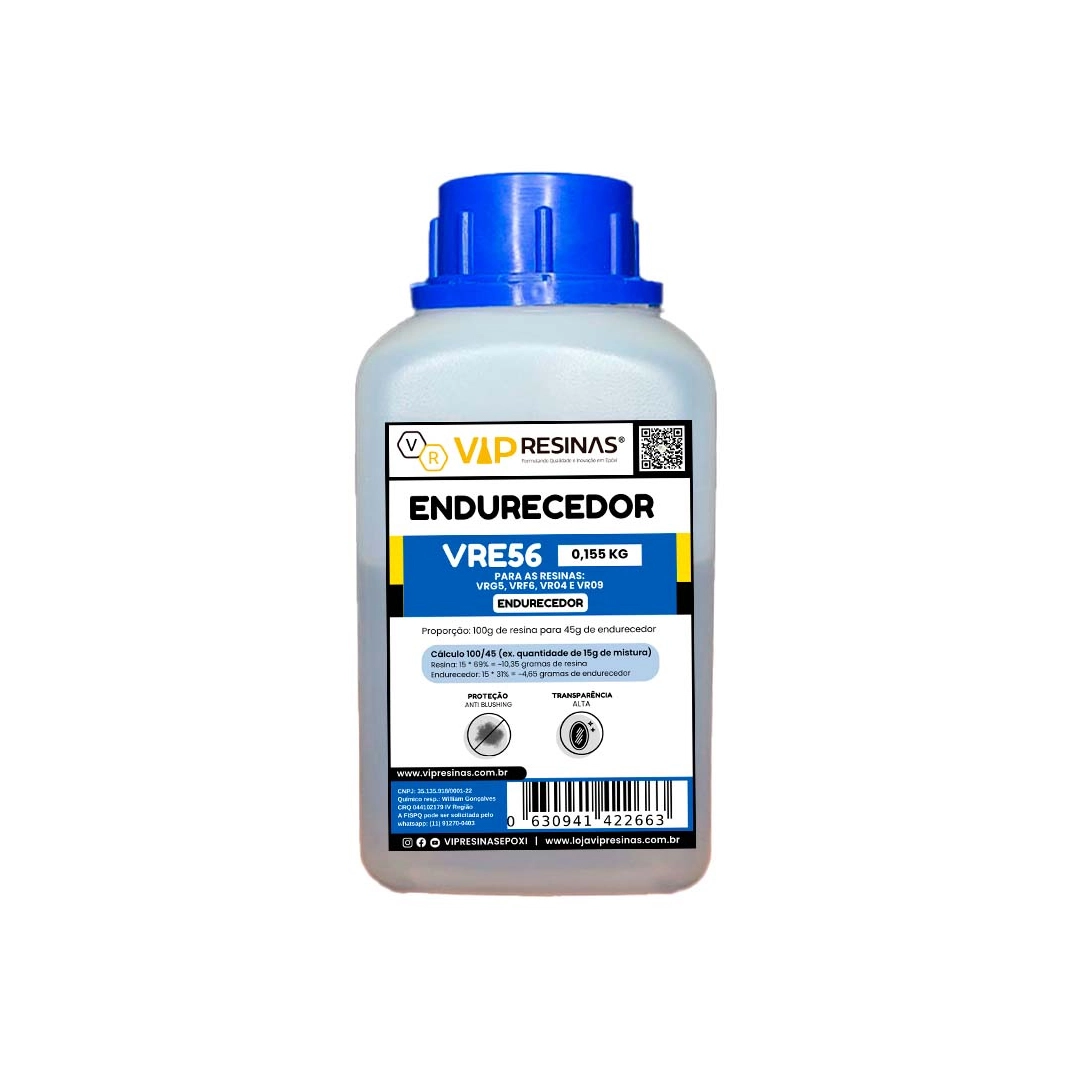 Resina Epóxi Rígida + Endurecedor VRG5 500g Baixa Espessura