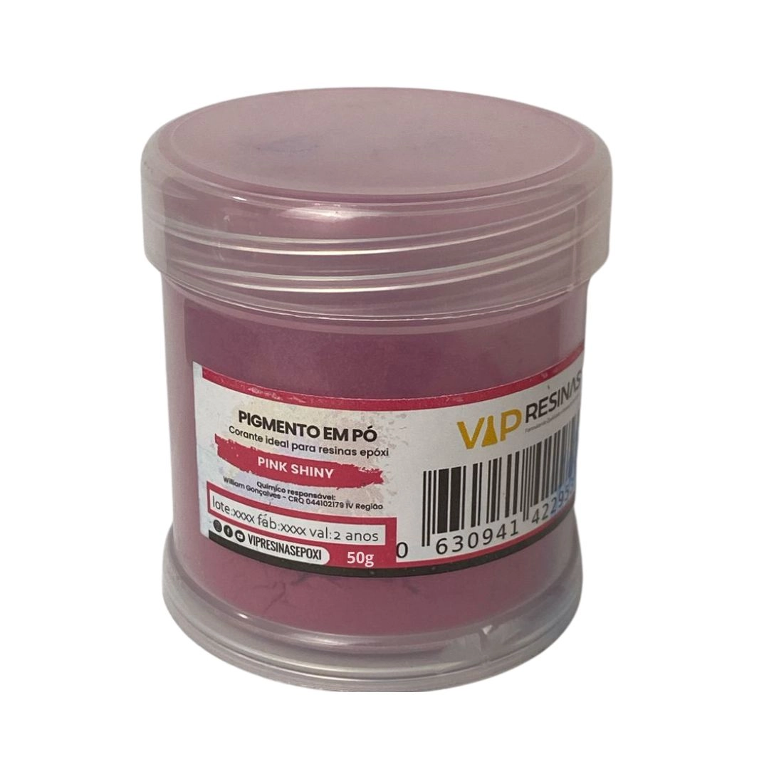 Kit 10 Pigmentos Epóxi Em Pó P/resinas Cores Shiny 50g cada Vip Resinas