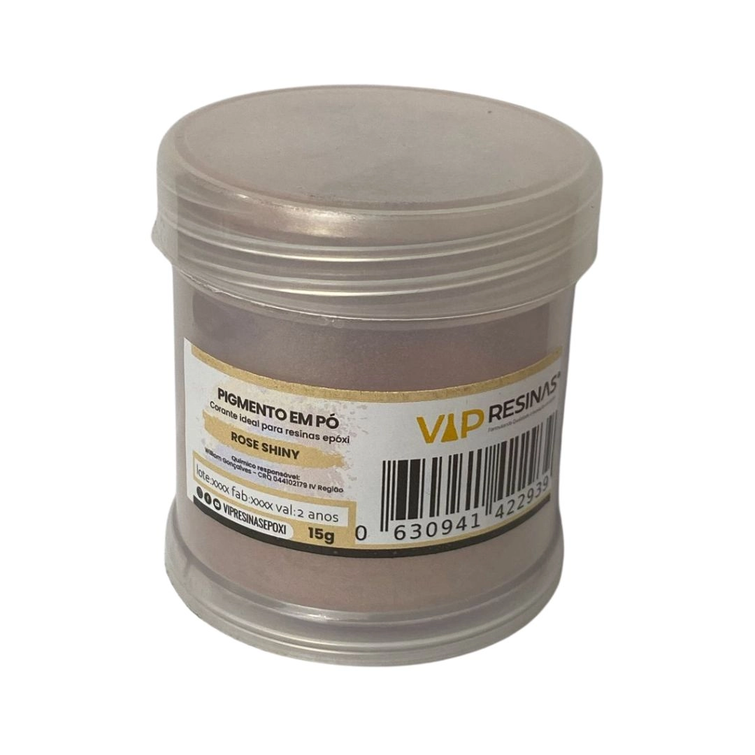 Kit 10 Pigmentos Epóxi Em Pó P/resinas Cores Shiny 15g cada Vip Resinas