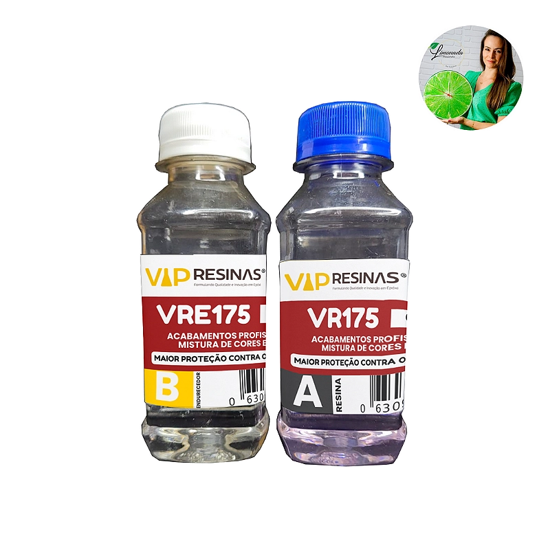 Resina Alta Viscosidade+ Endurecedor Uv VR175 150g VipResina
