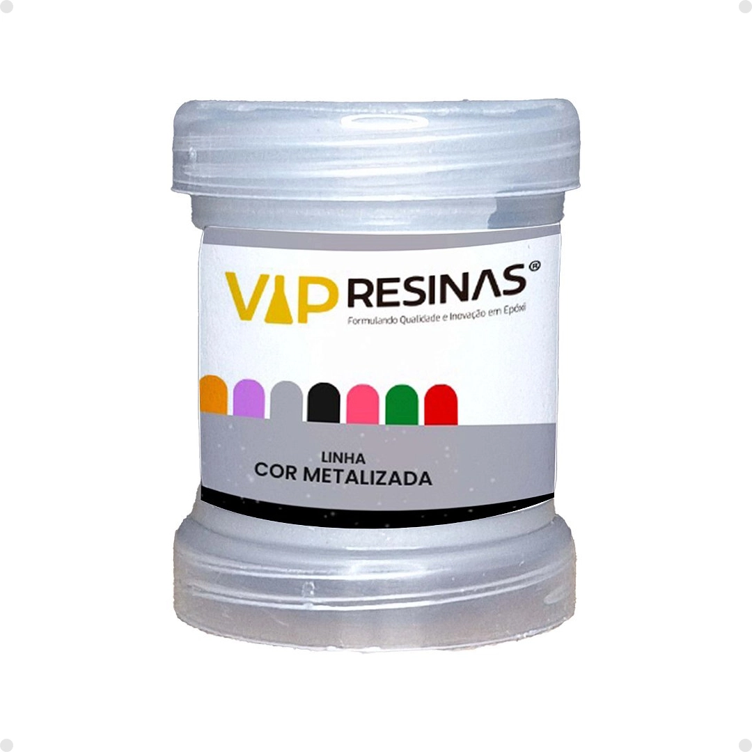 Pigmento Epóxi P/Resina Pasta 25g Cor Metalizada Vip resinas
