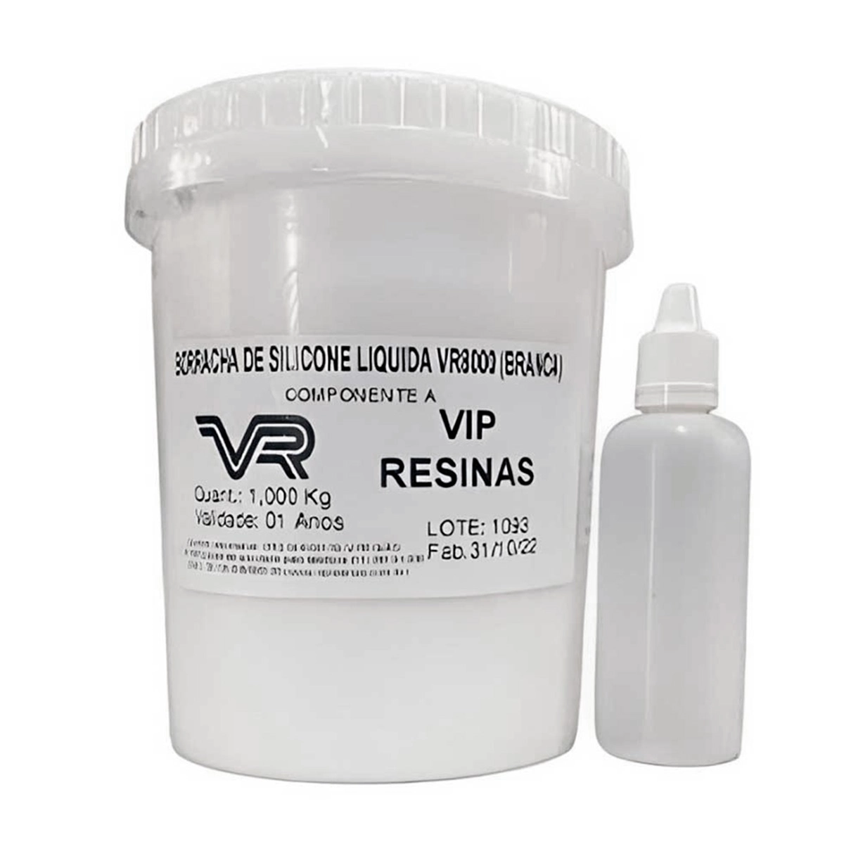 Borracha de Silicone Branca Líquida Molde Forma VR8000