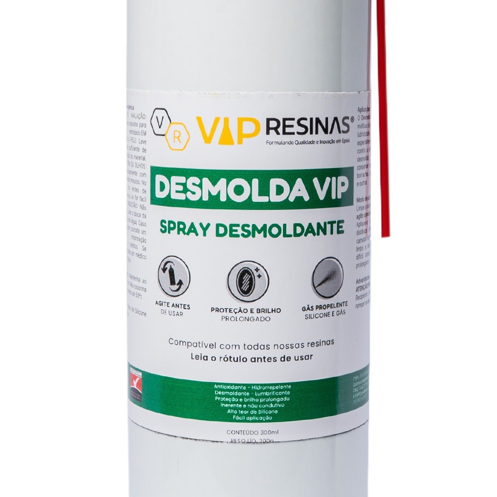 Desmoldante Spray P/ Resina Epóxi Molde Forma Silicone 200g