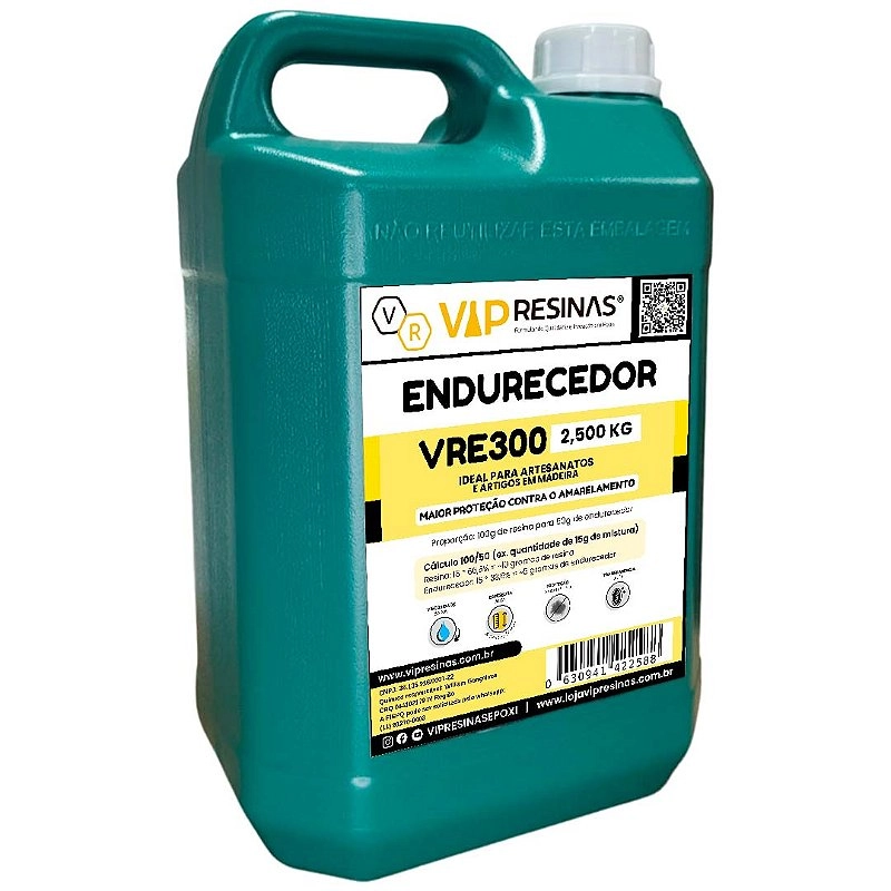 Resina Epóxi + Endurecedor VR300 UV 7,5kg Alta Espessura