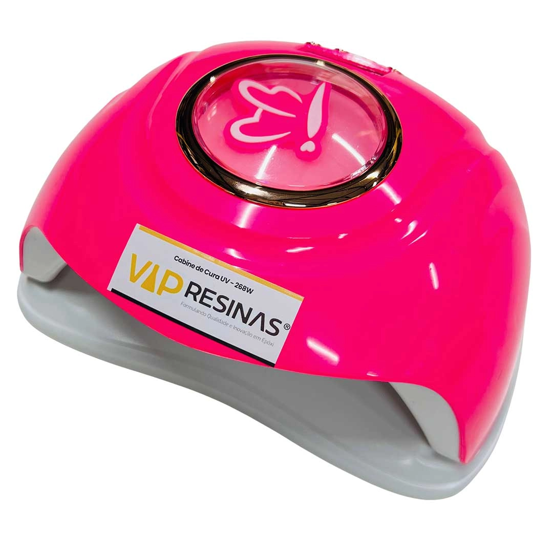 Cabine De Cura UV Resina 268w Estufa Secagem Rápida Luz Led