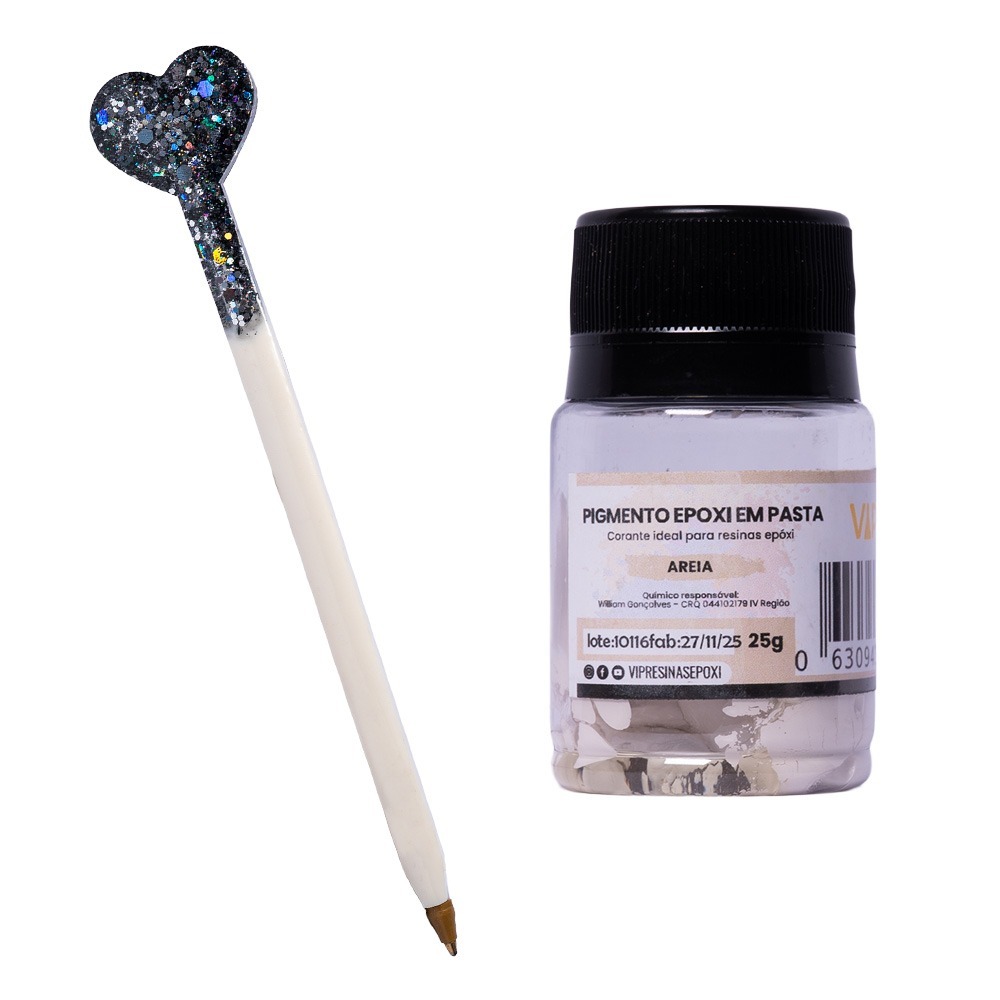 Kit 8 Pigmento Epóxi Em Pasta Cores Light 25g Vip Resinas