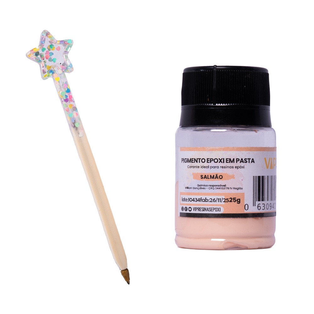 Kit 8 Pigmento Epóxi Em Pasta Cores Light 25g Vip Resinas