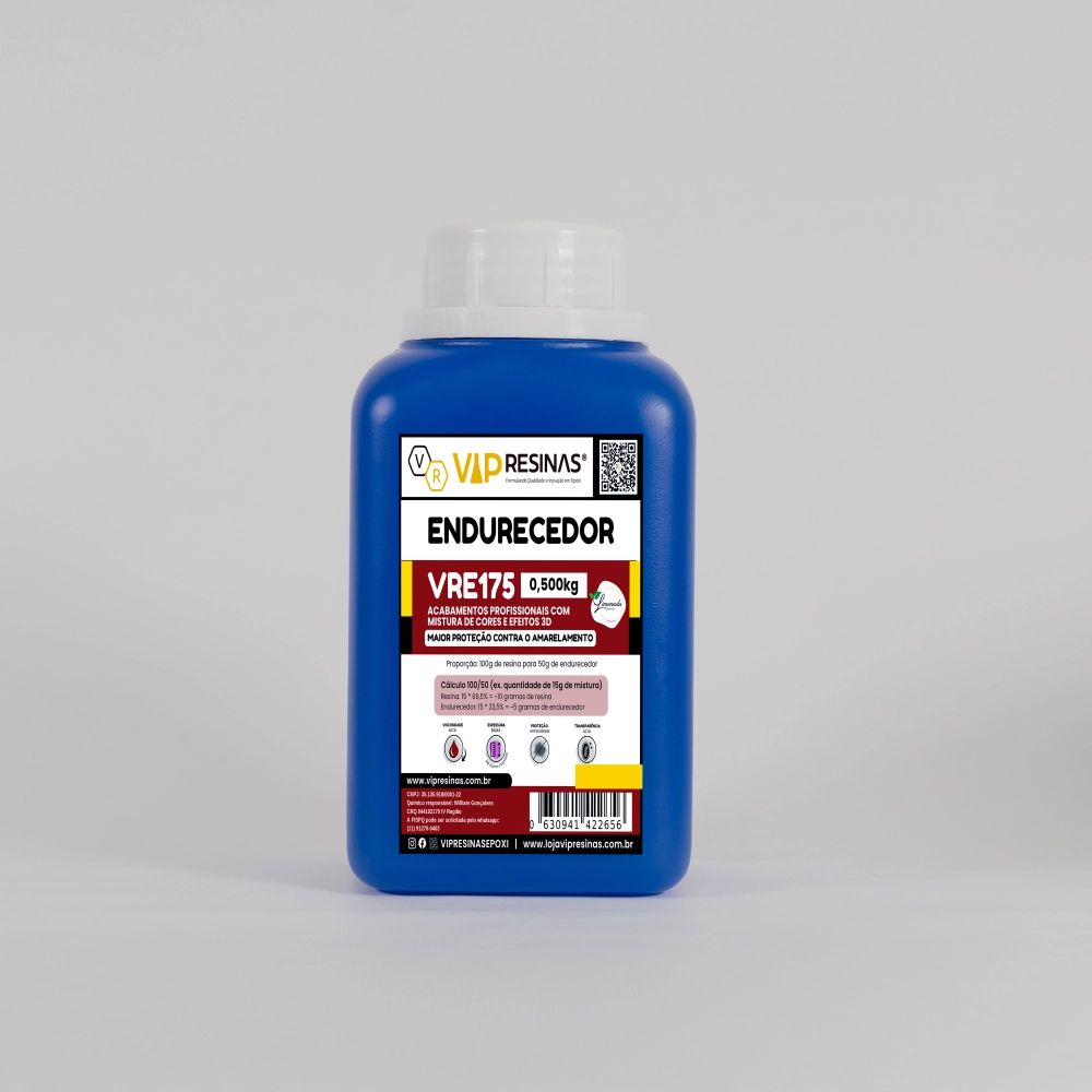 Resina Alta Viscosidade Endurecedor Uv VR175 1,5kg VipResina