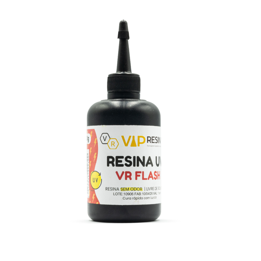 Resina De Cura Uv Para Colagem 100g Vr Flash Vip Resinas Resina De Cura Uv Para Colagem 100g Vr Flash Vip Resinas