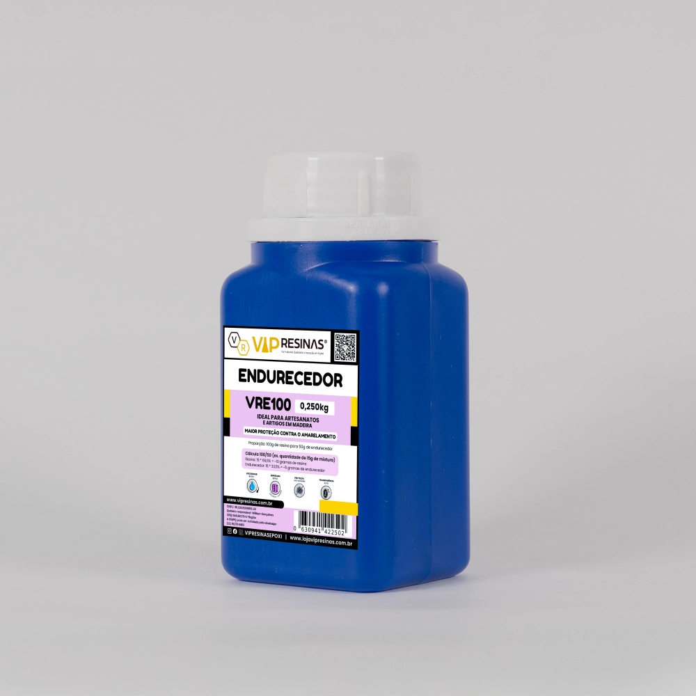 Resina Epóxi + Endurecedor UV VR100 1,000kg Baixa Espessura