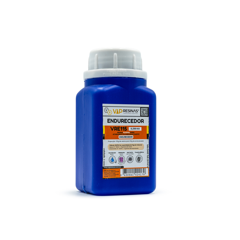 Resina Flexível + Endurecedor Uv Vr115 750g Vip Resinas Resina Flexível + Endurecedor Uv Vr115 750g Vip Resinas