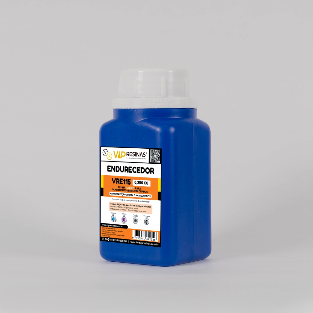 Resina Flexível + Endurecedor Uv Vr115 750g Vip Resinas