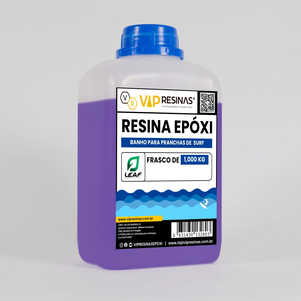 RESINA PARA BANHO DE PRANCHAS DE SURF - 1,5Kg