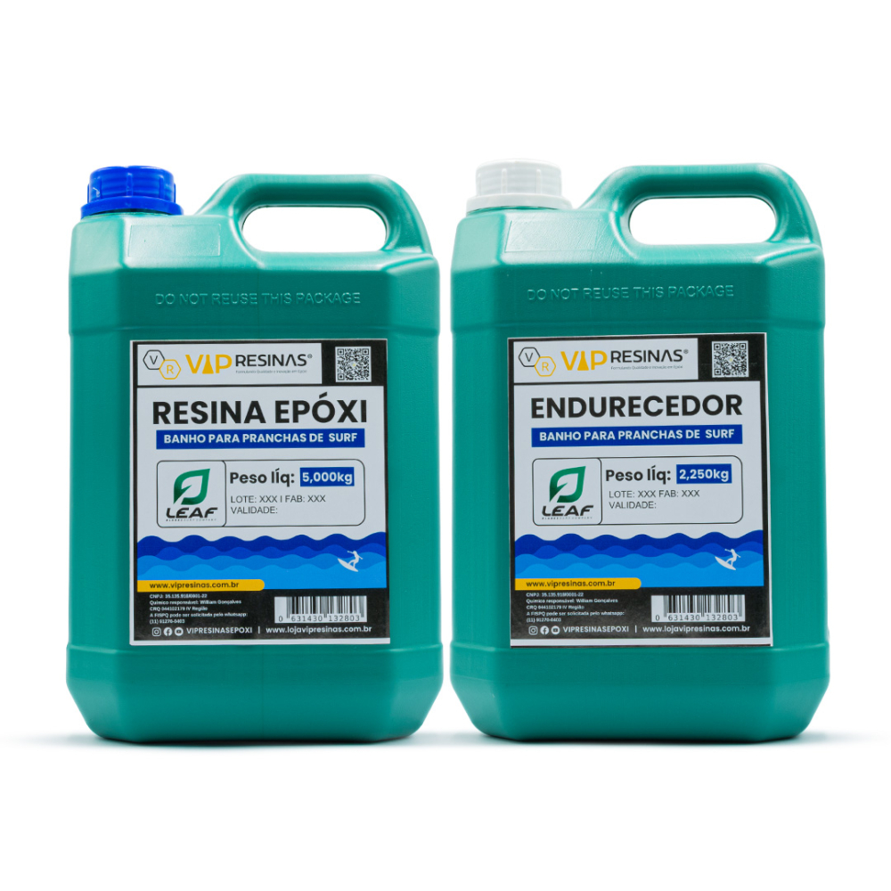 RESINA PARA BANHO DE PRANCHAS DE SURF - 7,25kg